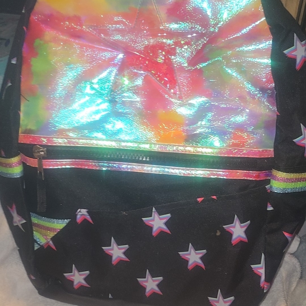 Colorful Star Pattern Backpack